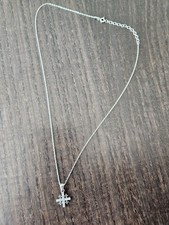Jerusalem Cross Pendant Silver Necklace picture