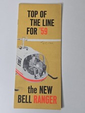 Bell Ranger Top Of The Line 1959 Brochure Bell 47J Helicopter Evans Archive picture