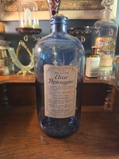 Vintage Reed & Carnrick Elixir Peptenzyme One Gallon Pharmacy Apothecary Bottle picture