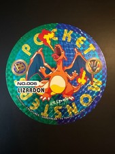 Charizard 006 Holo, Pokemon 1998 Hyper Menko Large, NM/M picture