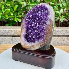 13.97LB  Natural Amethyst Geode Cathedral Crystal Cluster Specimen Energy picture