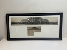 Antique Photograph of 22 Cars from 1914 Insurance Agency with Newsletter Framed picture