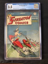 Sensation Comics #74 CGC 3.5 1948 Wonder Woman Golden Age H.G. Peter Cover picture