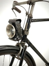 Antique Old Rare Joseph Lucas PLANET 33 Bicycle Oil Lamp Lantern England C.1922 picture