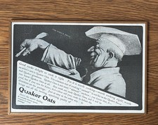 Vintage Quaker Oats Print Ad The Chef's Smile Framed picture