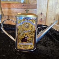 Vintage HIMARK OLIO San Remo D’OLIVA SINCE 1880 Olive Oil Tin Dispenser W/Lid 🫒 picture