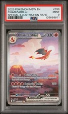 2023 POKEMON MEW EN-151 | SPECIAL ILLUSTRATION RARE CHARIZARD EX 199 PSA 9 picture