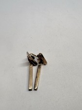 4.3g DYADEMA STERLING SILVER BAR DESIGNER VERMEIL VINTAGE BRUTALIST EARRINGS 925 picture