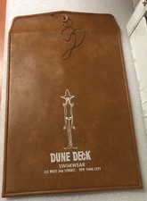 Vtg 1960s-70s DUNE DECK SWIMWEAR advertising vinyl salesman's portfolio bikini picture