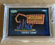 2025 Topps Chrome Spongebob - Karate Island BLACK /10 #169 picture