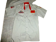 VINTAGE Gray AWANA Clubs Uniform Shirt Guards Patches Womens sz 34 Small picture