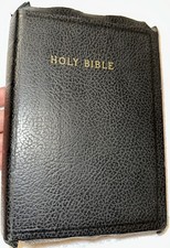 Vtg 1960’s Holy Bible Red Letter Edition  picture