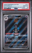 2025 POKEMON SVP EN-SV BLACK STAR PROMO #211 GOTHITELLE WHT TECH PSA 10 picture