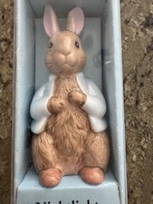 Vintage 1989 Schmid Beatrix Potter Peter Rabbit Nightlight Original Box  picture