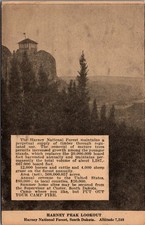 Harney Peak Lookout South Dakota Harney National Forest Vintage Postcard picture