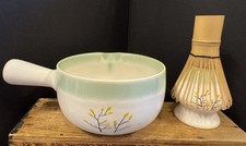 Ceramic Matcha Green Tea Set Pouring Bowl Spout Whisk Holder Gift Set USA Seller picture