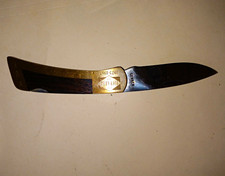 Vintage USA Gerber 97223 Lockback Pocket Knife  Wood Handle  picture