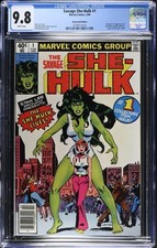 Savage She-Hulk #1 CGC 9.8 White Pages Newsstand Variant 1980 picture