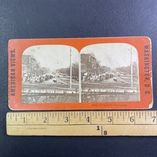 Washington D.C. Stereoview Pennsylvania Avenue Capitol American Views c1870s picture
