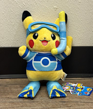 Pokémon Center Scuba Pikachu Plush w/ Tag - Worlds Honolulu 2024 *RARE* picture