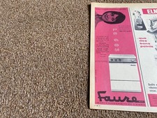 VBK37 1960'S FRENCH ADVERT 11X4 ELNA SEWING MACHINE picture