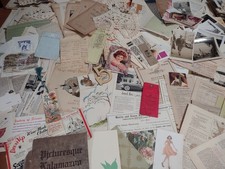 Ephemera Vintage Lot Illustrations Photos French Pgs ++Junk Journaling Crafting picture