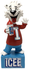 ICEE Bear Tongue Out Red Bobblehead picture