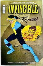 Invincible #1 2024 Image SDCC Mexican Foil Signed By Ryan Ottley Remarqued NM+ picture