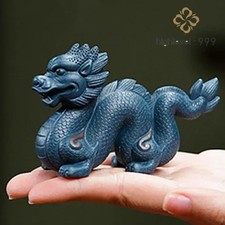 Handmade Zisha Dragon Tea Pet Sculpture 9.5cm Chinese Traditional Tea Ceremony picture