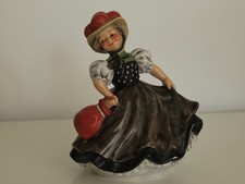 Vintage Goebel Hummel Black Forest Girl Figurine FF 301 1968 W. Germany 6.5 picture