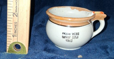 Vintage Novelty Miniature Potty Chamber Pot Ashtray
