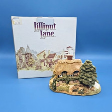 Lilliput Lane Cottage  Honeysuckle House Painted Resin Figurine Boxed 1990s picture