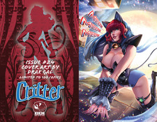 BIG DOG INK CRITTER  CATGIRL CATNIP #24 DRAX GAL VARIANT COVER picture