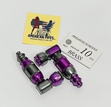 2 PCS AMERICANPIPES(tm) HIGH QUALITY METAL SMOKING PIPE With 10 SCREENS picture
