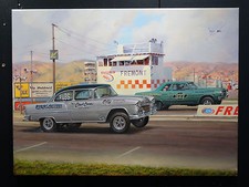 Drag Racing action prints - Chuck Correa, Fremont Drag Strip circa 1967 picture