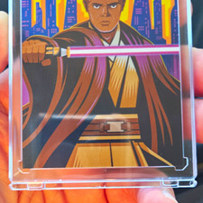 Topps 2026 Chrome Star Wars Kyber Light Insert KL-25 Mace Windu Eric Tan picture