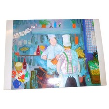 Vtg 1982 Lennart Jirlow Bon Appetit Birthday Card Marcel Schurman French Chef picture