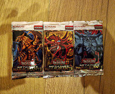 3x Yu-Gi-Oh Battle Pack 2 War of the Giants Booster CIB 1st Edition English picture