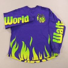Disney Spirit Jersey Adult Medium Maleficent Flame Graphic Logo WDW Mens Sweater picture