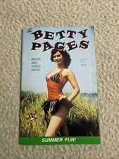 The Bettie Betty Pages No. 6 Summer Fun Movies and Video Issue Brinke Stevens  picture