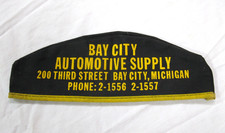 1930s Bay City Automotive Supply Advertising Hat Michigan 5 Digit Phone Number picture
