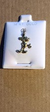 Authentic Vintage Disney 14k Yellow Gold Mickey Mouse Pendant Charm 1.6g picture