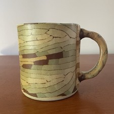 Vintage Buzzard Mountain Studio Art Pottery Handmade Coffee Mug Karen Branch picture