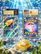 CGC Pristine 10 - Misty's Psyduck 071/063 AR Pokemon Japanese Heat Wave Arena picture