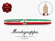 MONTEGRAPPA 1912 Fountain Pen Tricolor White Red Green Italy RARA Nos picture