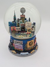 Vintage 1999 Bloomingdales Broadway New York Times Square 1st Year Snow Globe picture
