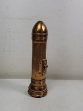 Vintage Copper Bullet Style Light Flashlight With 1921 Patent Date - Untested  picture
