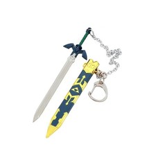 The Legend of Zelda Master Sword Keychain Metal Link Blade Pendant Cosplay Gift picture