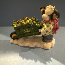 Enesco Mary's Moo Moos John Deere figurine “Wheel Have A Beautiful Christmas” picture