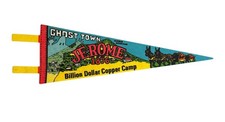 Vintage Jerome AZ Pennant 14 in Felt Ghost Town Souvenir picture